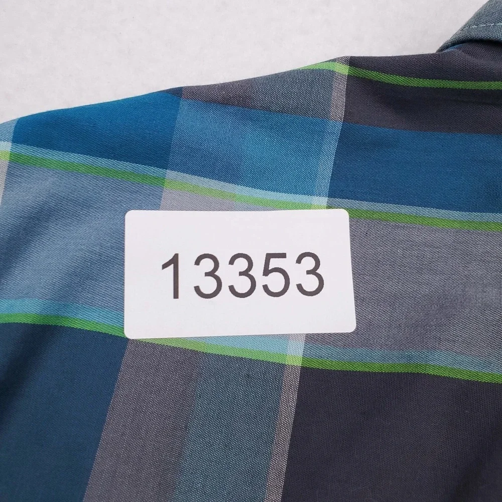 North Face Shirt Mens‎ Large Blue Gray Plaid Button Up Outdoor Athleisure